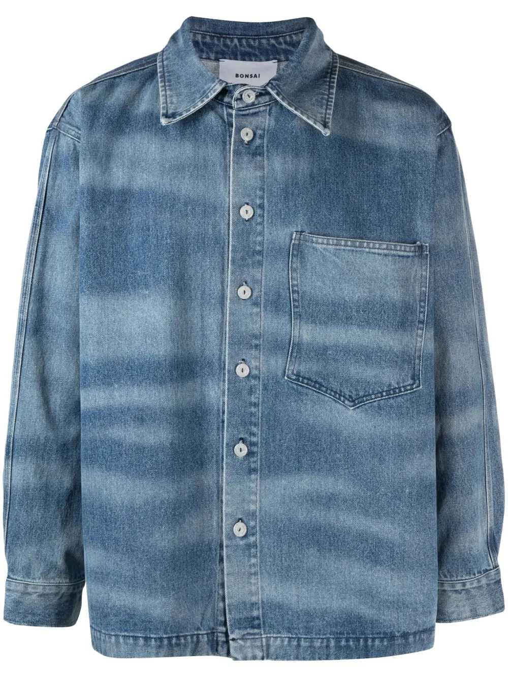 Джинсовая рубашка Salty с принтом тай-дай Bonsai, синий
Джинсовая рубашка Salty с принтом тай-дай Bonsai, синий