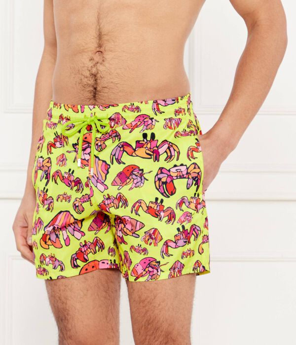 Плавки-Шорты в виде раков-отшельников Regular fit Vilebrequin, мультиколор 
Плавки-Шорты в виде раков-отшельников Regular fit Vilebrequin, мультиколор