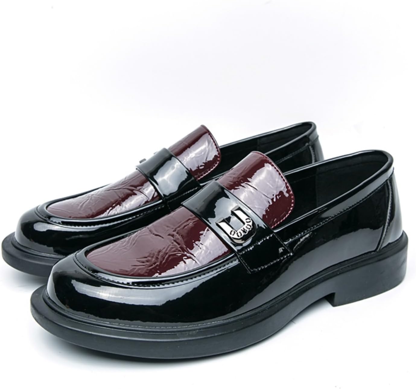 Мужские двухцветные лоферы из лакированной кожи, стильная обувь на каждый день с тиснением, удобная формальная обувь для свадеб и бизнеса Aokisx, красный
Мужские двухцветные лоферы из лакированной кожи, стильная обувь на каждый день с тиснением, удобная формальная обувь для свадеб и бизнеса Aokisx, красный