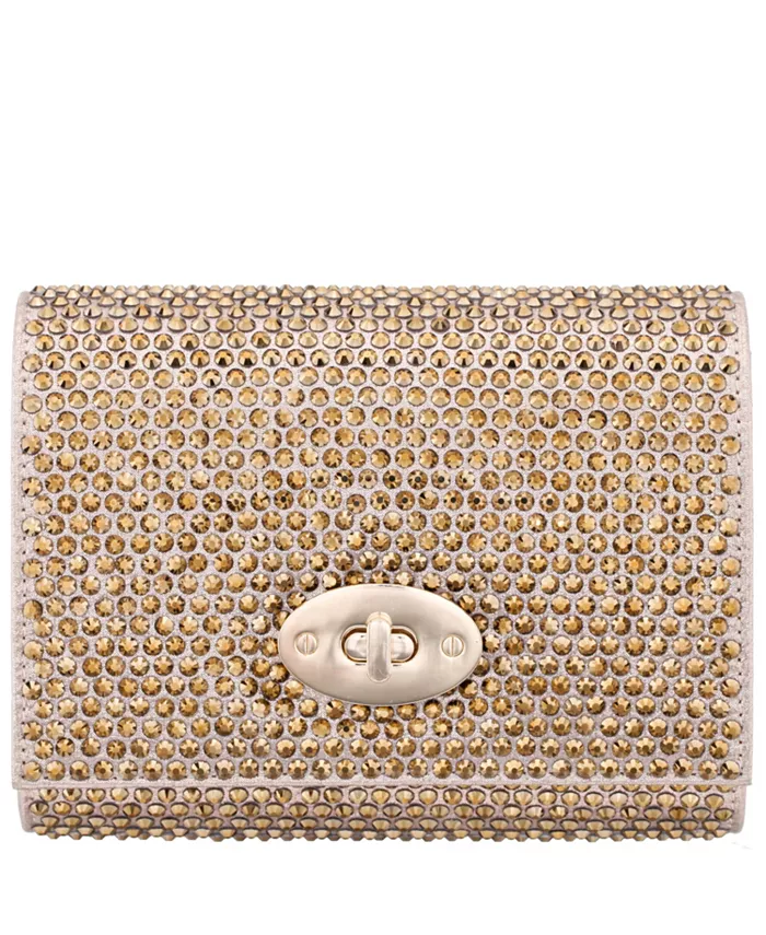 Сумка кросс-боди с клапаном, украшенная крупными кристаллами Nina, золотой
Сумка кросс-боди с клапаном, украшенная крупными кристаллами Nina, золотой