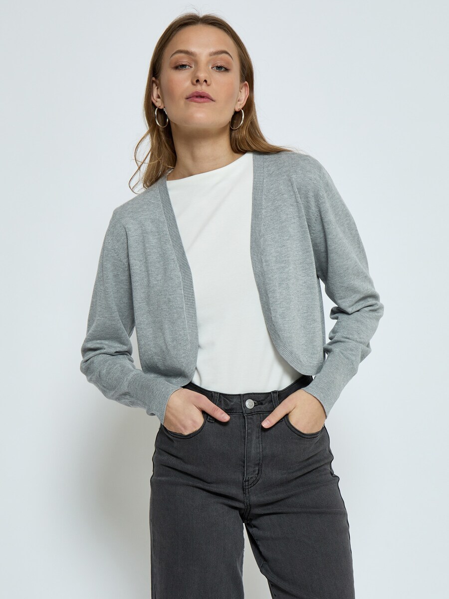Вязаный кардиган Peppercorn Dina, серый 
Вязаный кардиган Peppercorn Dina, серый