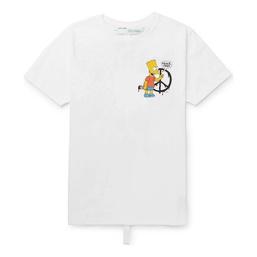 Футболка Men's OFF-WHITE x The Simpsons/ The Simpsons Crossover Printing Short Sleeve Ordinary Version White T-Shirt, белый
Футболка Men's OFF-WHITE x The Simpsons/ The Simpsons Crossover Printing Short Sleeve Ordinary Version White T-Shirt, белый