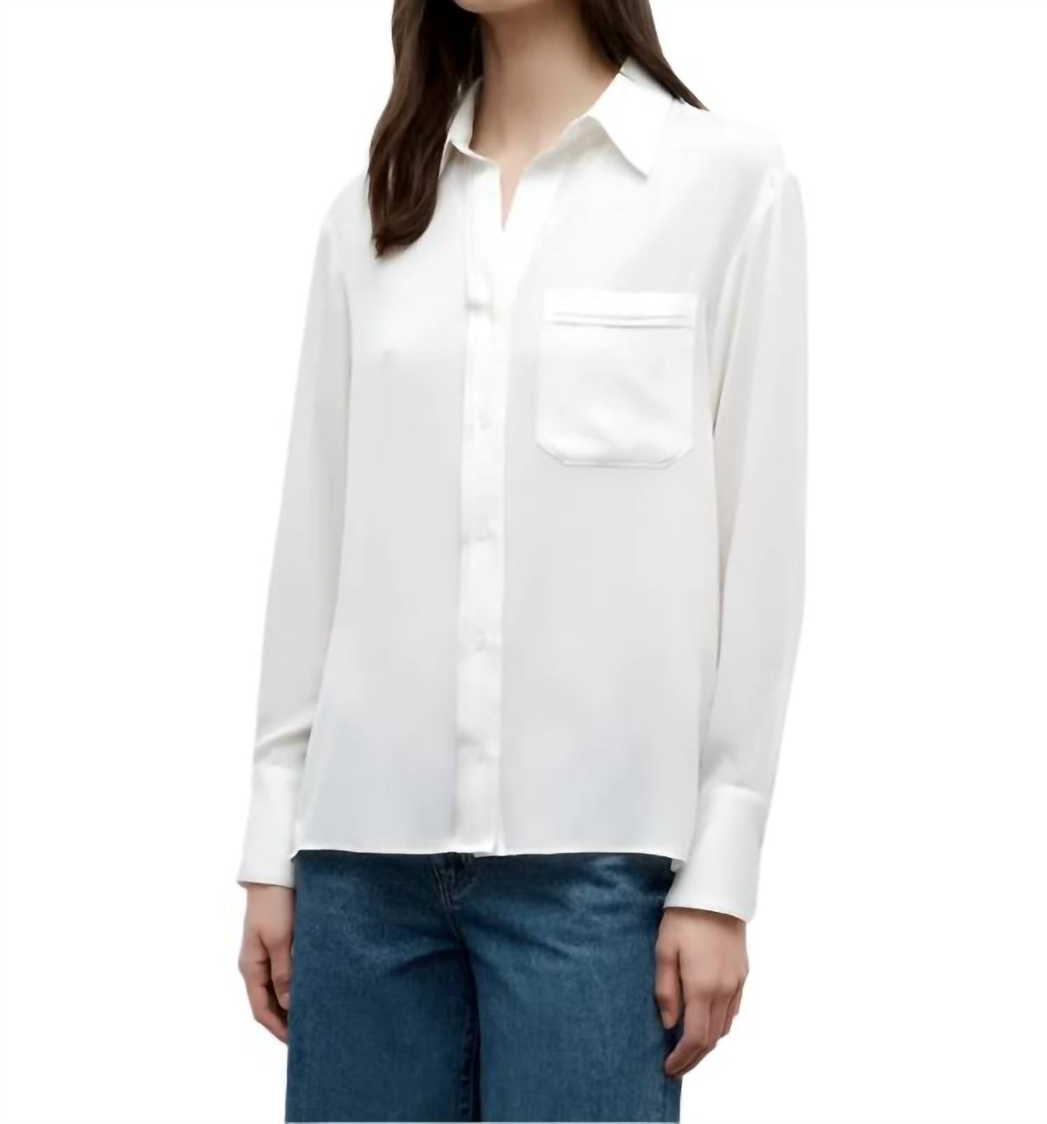 Новая рубашка Джои в цвете айвори TWP, слоновая кость
Новая рубашка Джои в цвете айвори TWP, слоновая кость