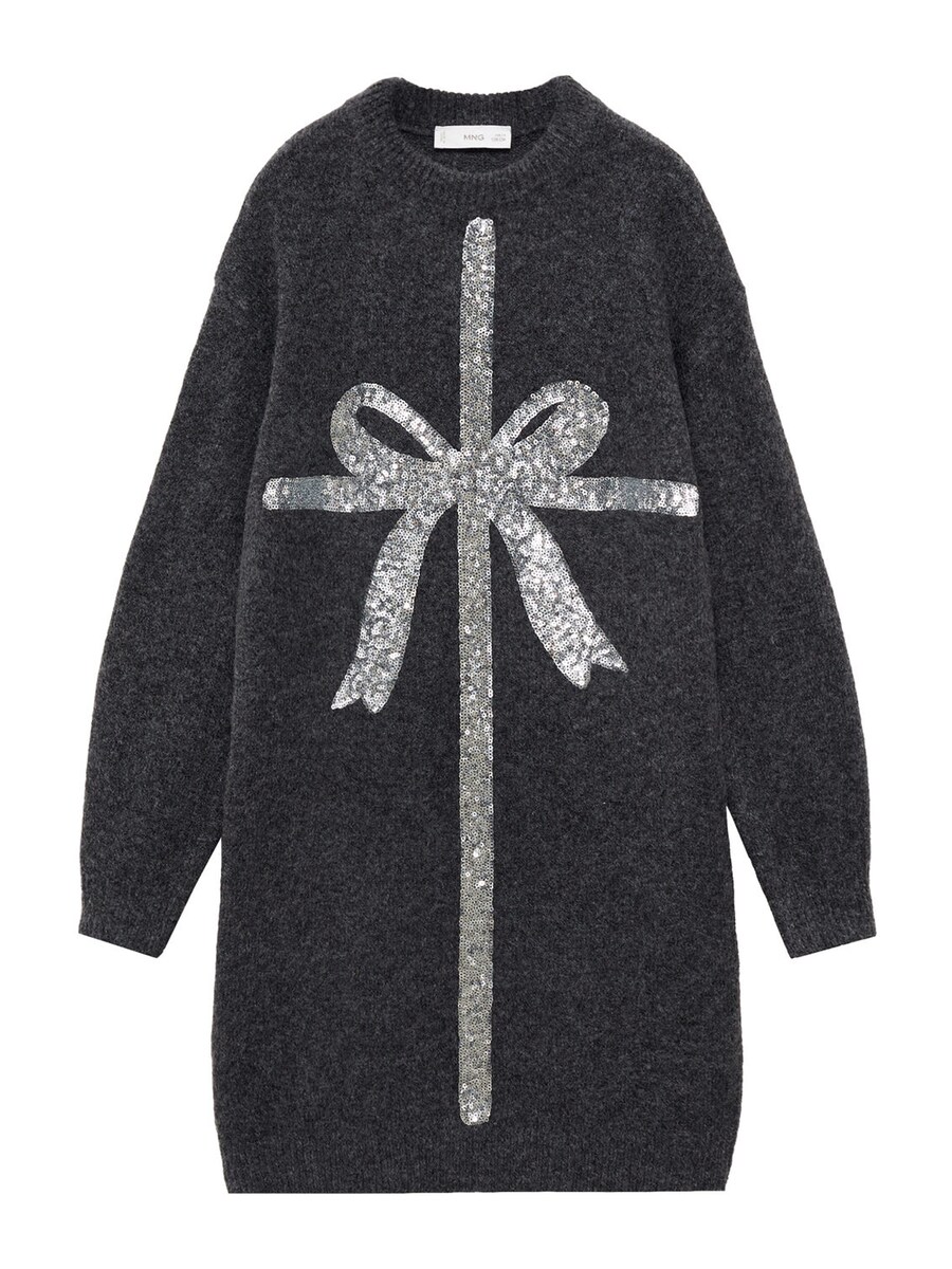 Платье MANGO KIDS REGALO, антрацит 
Платье MANGO KIDS REGALO, антрацит