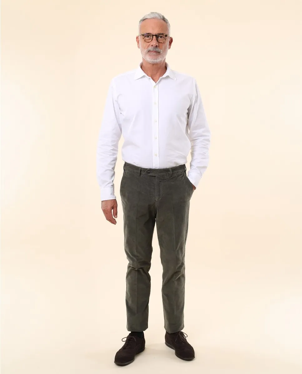 Мужские классические брюки чинос оливкового цвета Wickett Jones, зеленый
Мужские классические брюки чинос оливкового цвета Wickett Jones, зеленый