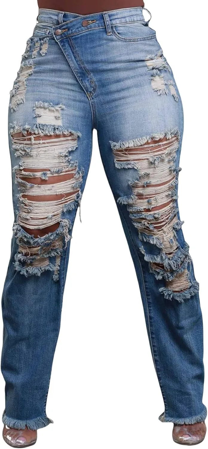 Yootiko женские скинни джинсы с потертостями и разрывами high waisted boyfriend stretch distressed
Yootiko женские скинни джинсы с потертостями и разрывами high waisted boyfriend stretch distressed