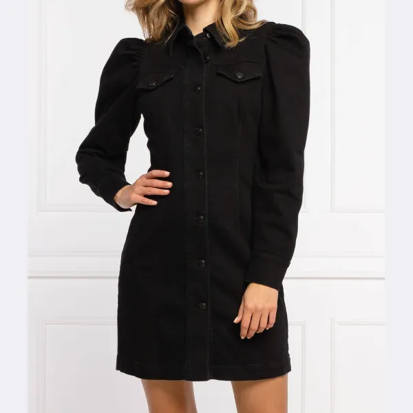 Джинсовое платье в тонкую полоску Silvian Heach, черный
Джинсовое платье в тонкую полоску Silvian Heach, черный