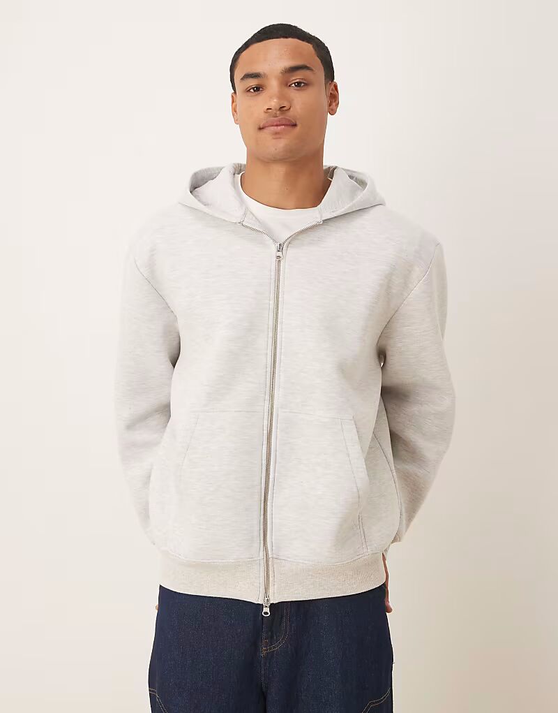 Плотная свободная толстовка с капюшоном на молнии из ткани в стиле «дайвинг» Asos Design, мраморный
Плотная свободная толстовка с капюшоном на молнии из ткани в стиле «дайвинг» Asos Design, мраморный