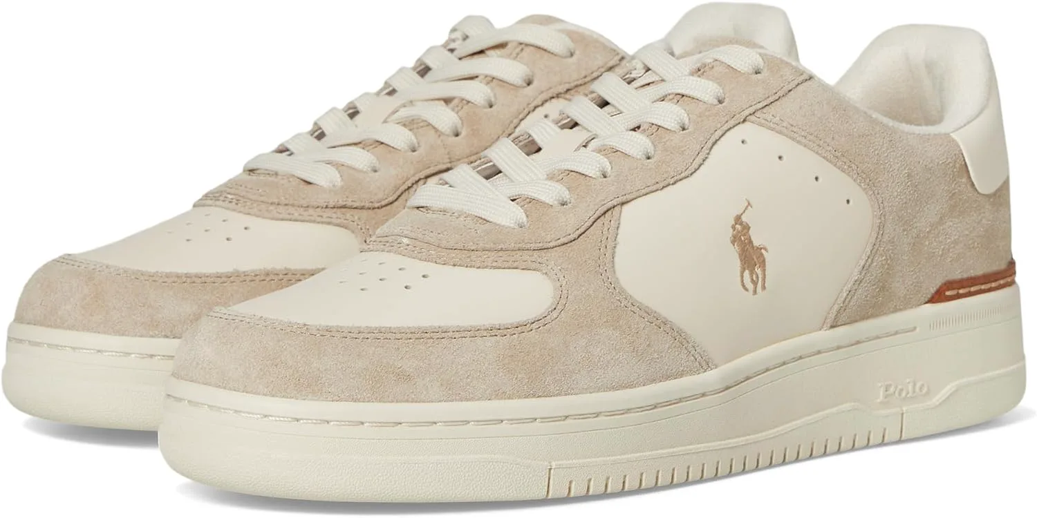 Мужские кроссовки Polo Ralph Lauren Masters Court из кожи и замши
Мужские кроссовки Polo Ralph Lauren Masters Court из кожи и замши