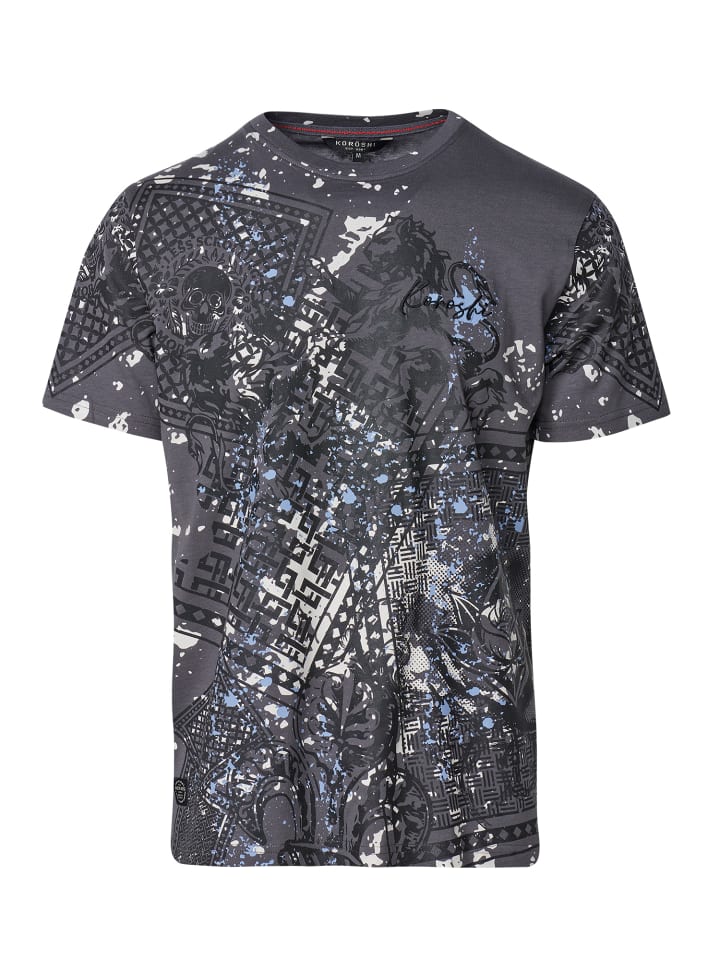 Футболка с короткими рукавами серого цвета. KOROSHI, Серый, Футболка с короткими рукавами серого цвета. KOROSHI
Футболка с короткими рукавами серого цвета. KOROSHI, Серый, Футболка с короткими рукавами серого цвета. KOROSHI