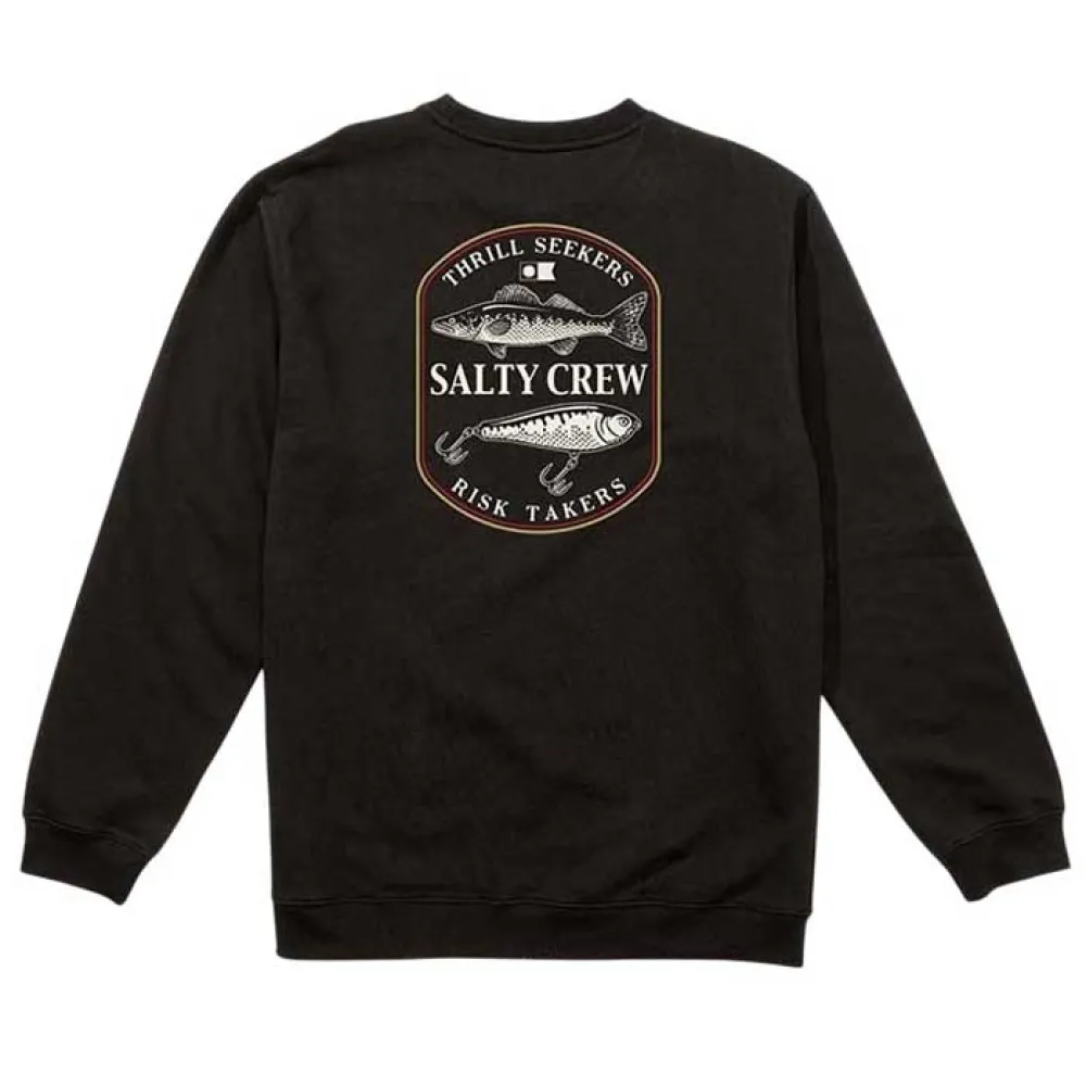 Толстовка Salty Crew Baited crew fleece, черный
Толстовка Salty Crew Baited crew fleece, черный