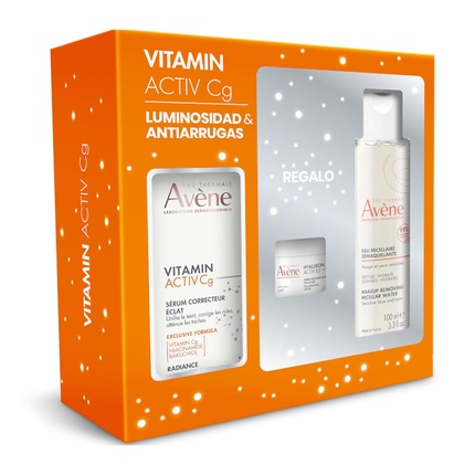 Avene Pack Сыворотка с витамином Activ Cg 30 мл, Крем с гиалуроновой кислотой Hyaluron Activ B3 7 мл, Мицеллярная вода 100 мл Avène
Avene Pack Сыворотка с витамином Activ Cg 30 мл, Крем с гиалуроновой кислотой Hyaluron Activ B3 7 мл, Мицеллярная вода 100 мл Avène