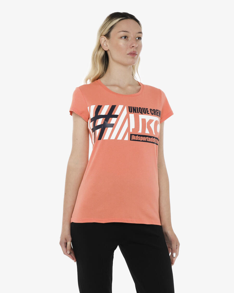 JAKED Женская фитнес-футболка из кораллового хлопка
JAKED Женская фитнес-футболка из кораллового хлопка