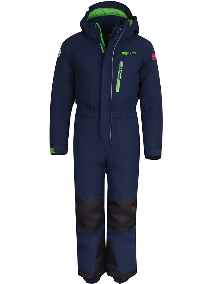 Лыжные штаны Trollkids Isfjord, темно синий 
Лыжные штаны Trollkids Isfjord, темно синий