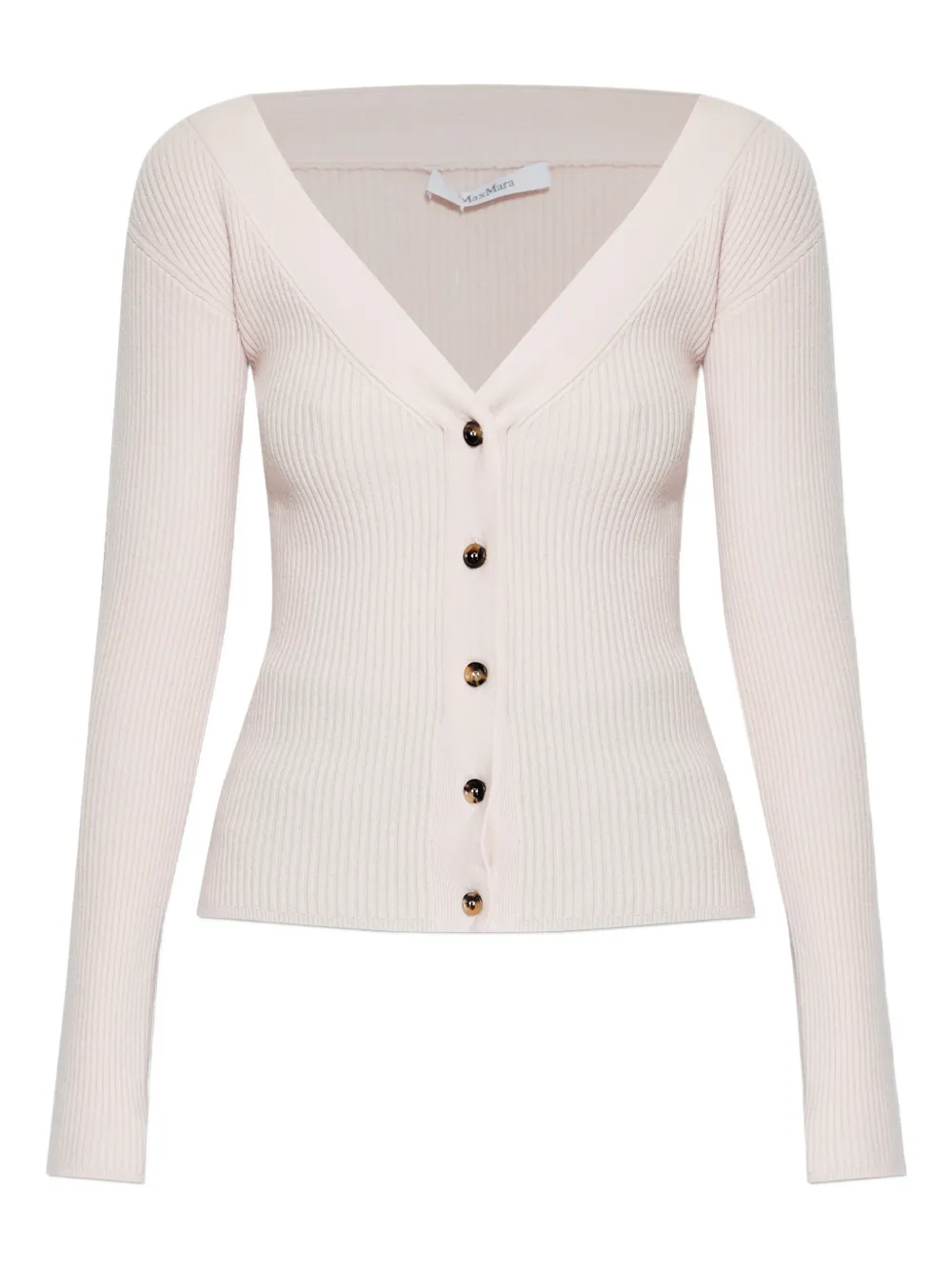 Кардиган с V-образным вырезом Max Mara, нейтральный
Кардиган с V-образным вырезом Max Mara, нейтральный