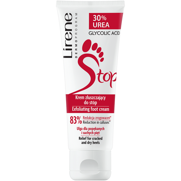 Отшелушивающий крем для ног с 30% мочевины, 75 мл Lirene
Отшелушивающий крем для ног с 30% мочевины, 75 мл Lirene