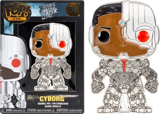 Комиксы DC — большая эмалированная булавка № 08 в стиле поп — киборг Funko
Комиксы DC — большая эмалированная булавка № 08 в стиле поп — киборг Funko