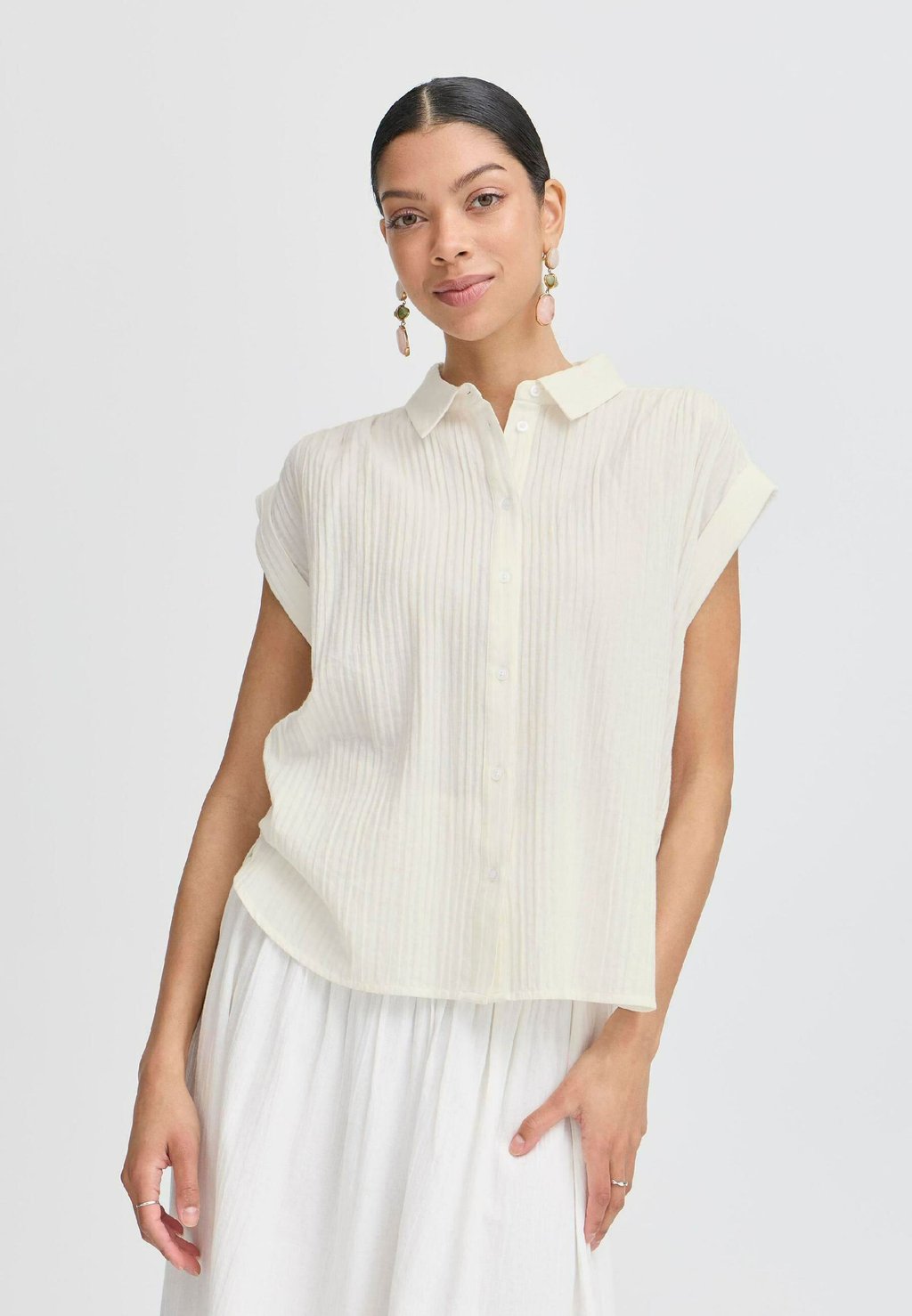 Блузка на пуговицах BYFRY b.young, белый
Блузка на пуговицах BYFRY b.young, белый