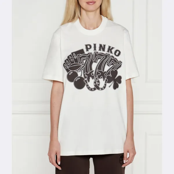 Футболка стандартного кроя Pinko, белый
Футболка стандартного кроя Pinko, белый