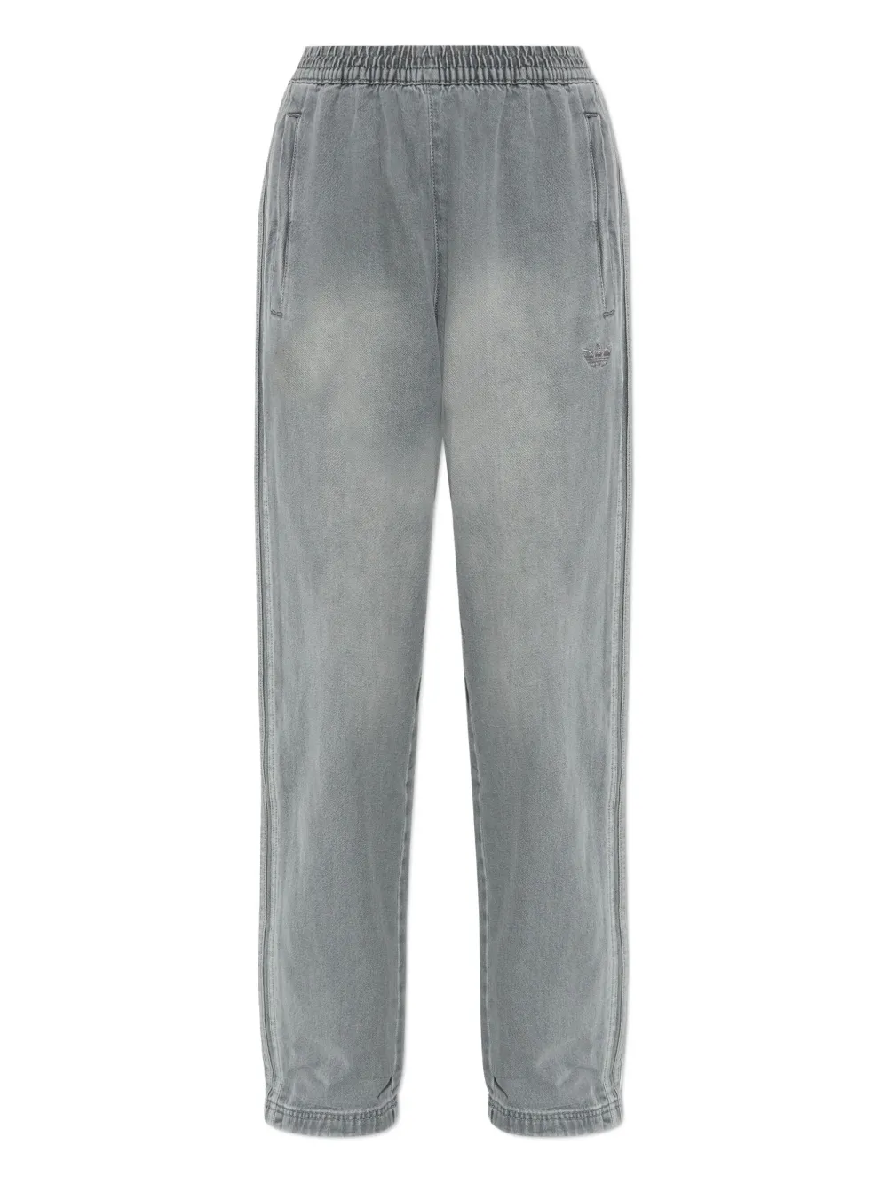 Брюки с лампасами adidas, серый 
Брюки с лампасами adidas, серый