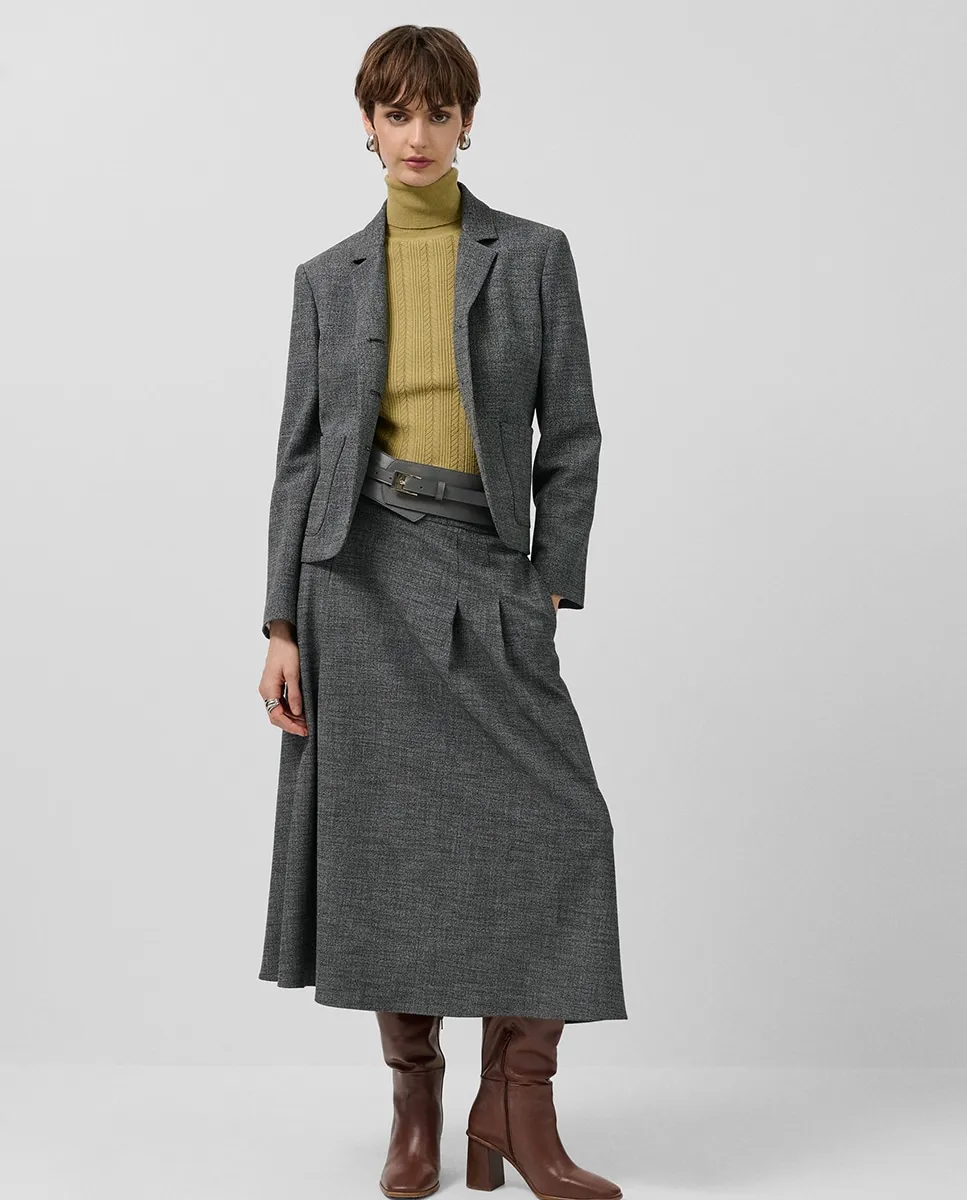 Юбка миди с складками Roberto Verino, темно-серый
Юбка миди с складками Roberto Verino, темно-серый