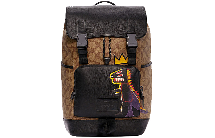 COACH Рюкзак Basquiat Collaboration Track из кожи и холста, мужской, среднего размера, черно-коричневый, с монограммой
COACH Рюкзак Basquiat Collaboration Track из кожи и холста, мужской, среднего размера, черно-коричневый, с монограммой