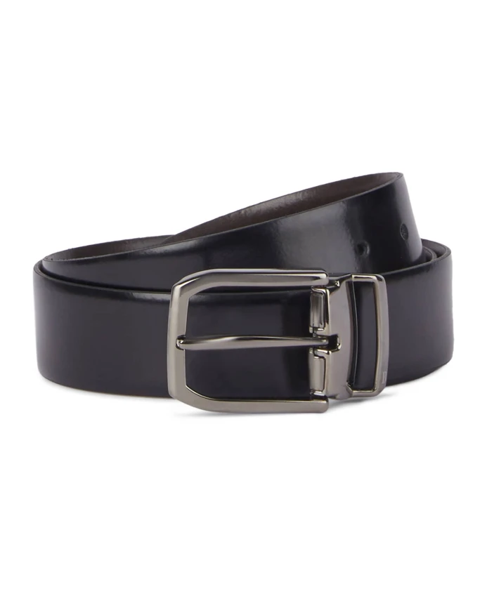 Двусторонний ремень из гладкой кожи Boggi Milano, черный
Двусторонний ремень из гладкой кожи Boggi Milano, черный