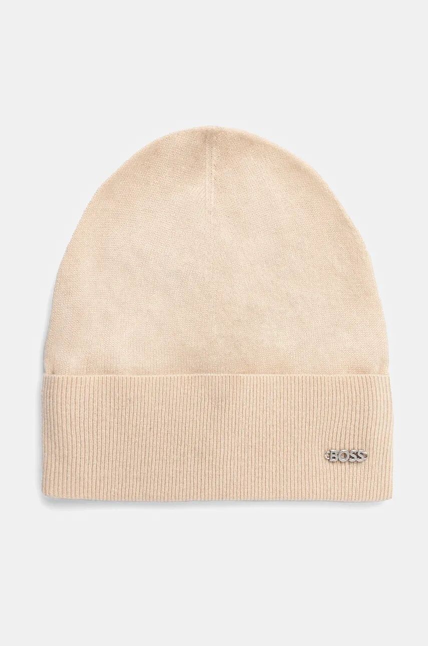 Шерстяная шапка BOSS, бежевый
Шерстяная шапка BOSS, бежевый