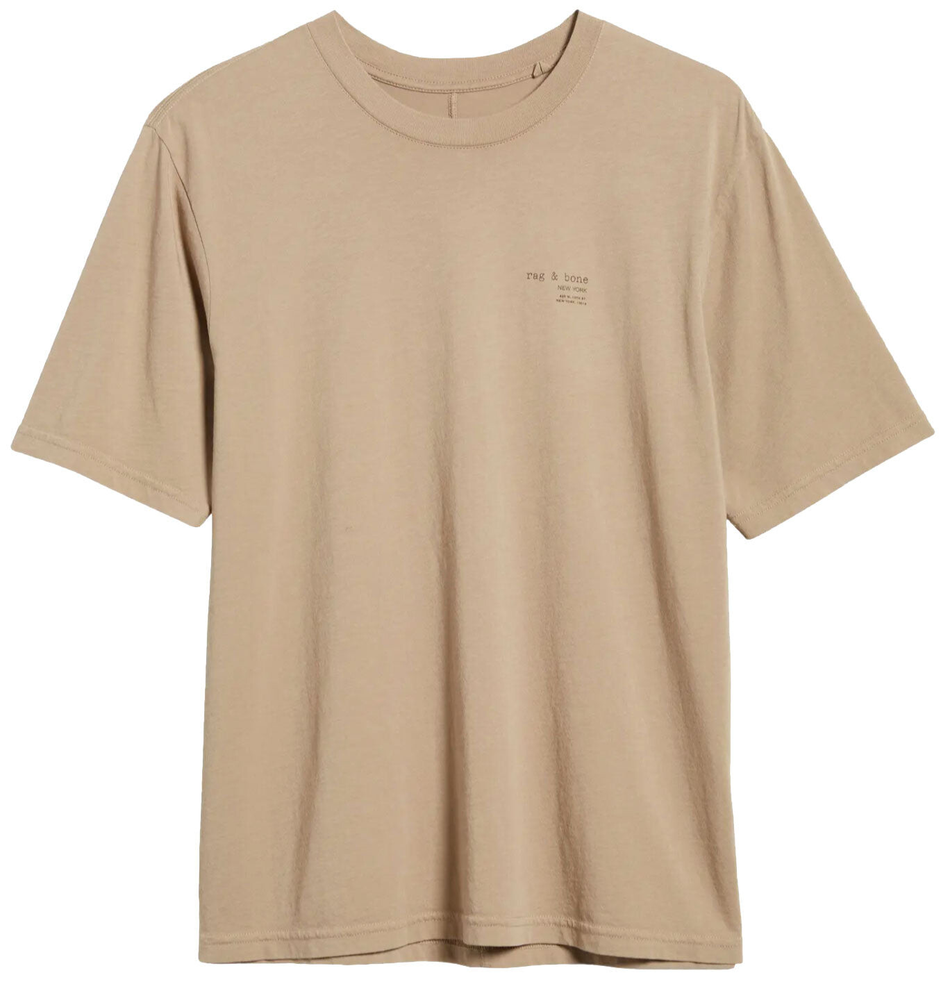 Мужская футболка Rag & Bone 425 с коротким рукавом и круглым вырезом, темно-серая 
Мужская футболка Rag & Bone 425 с коротким рукавом и круглым вырезом, темно-серая