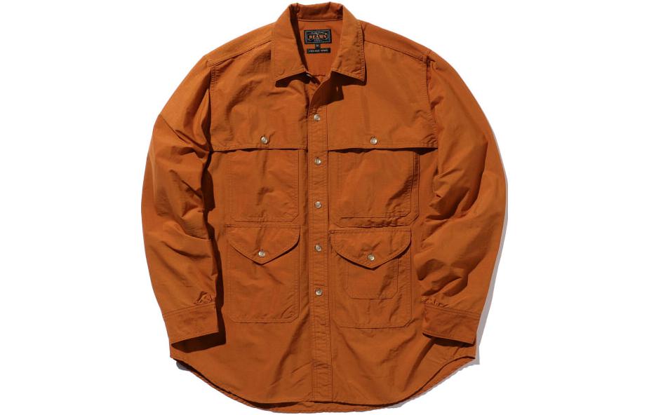 Рубашка с накладным карманом Beams, красный
Рубашка с накладным карманом Beams, красный