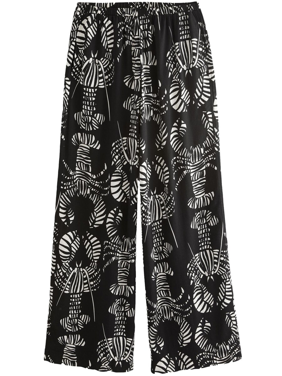 Широкие брюки Next, черный
Широкие брюки Next, черный