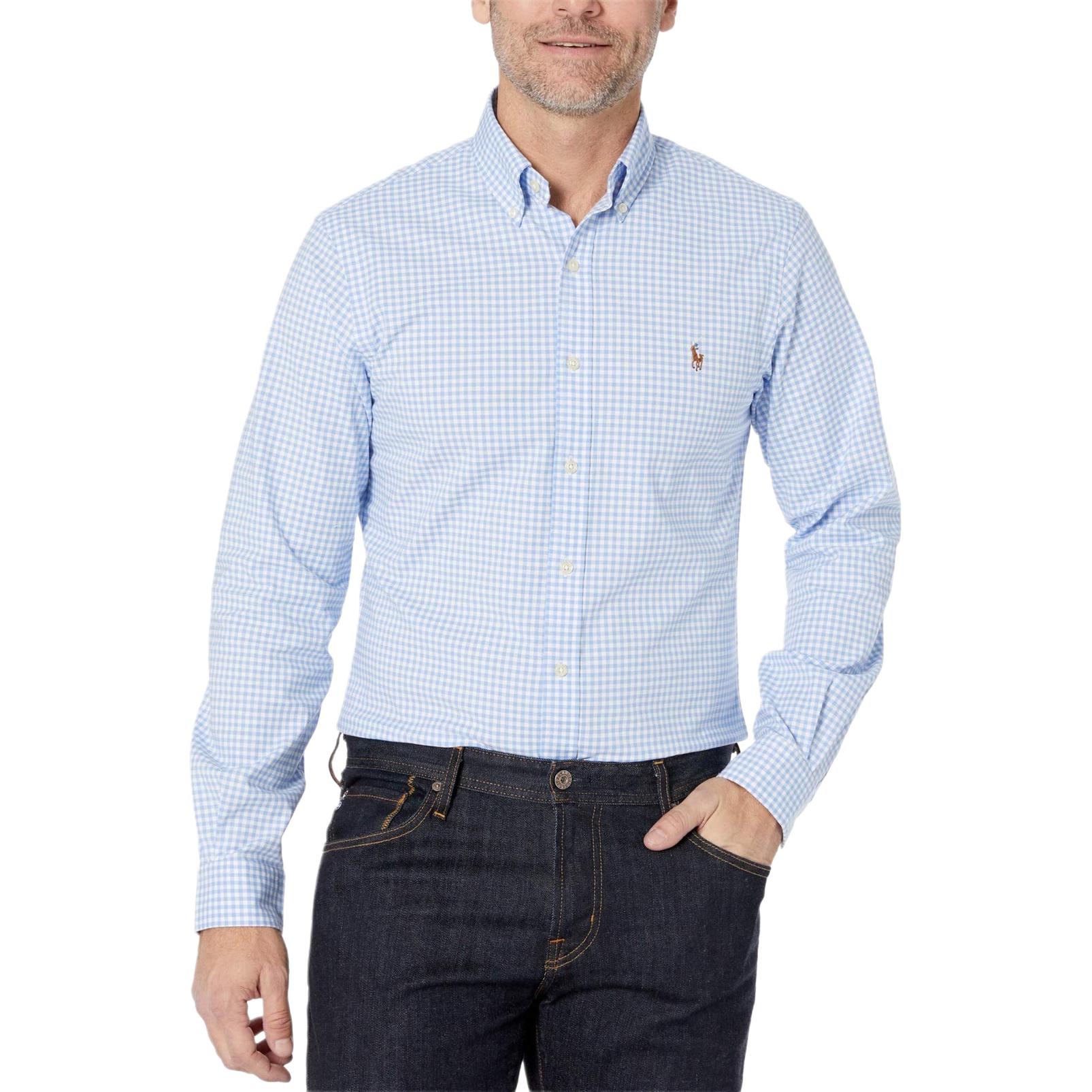 Polo Ralph Lauren Мужская синяя рубашка
Polo Ralph Lauren Мужская синяя рубашка