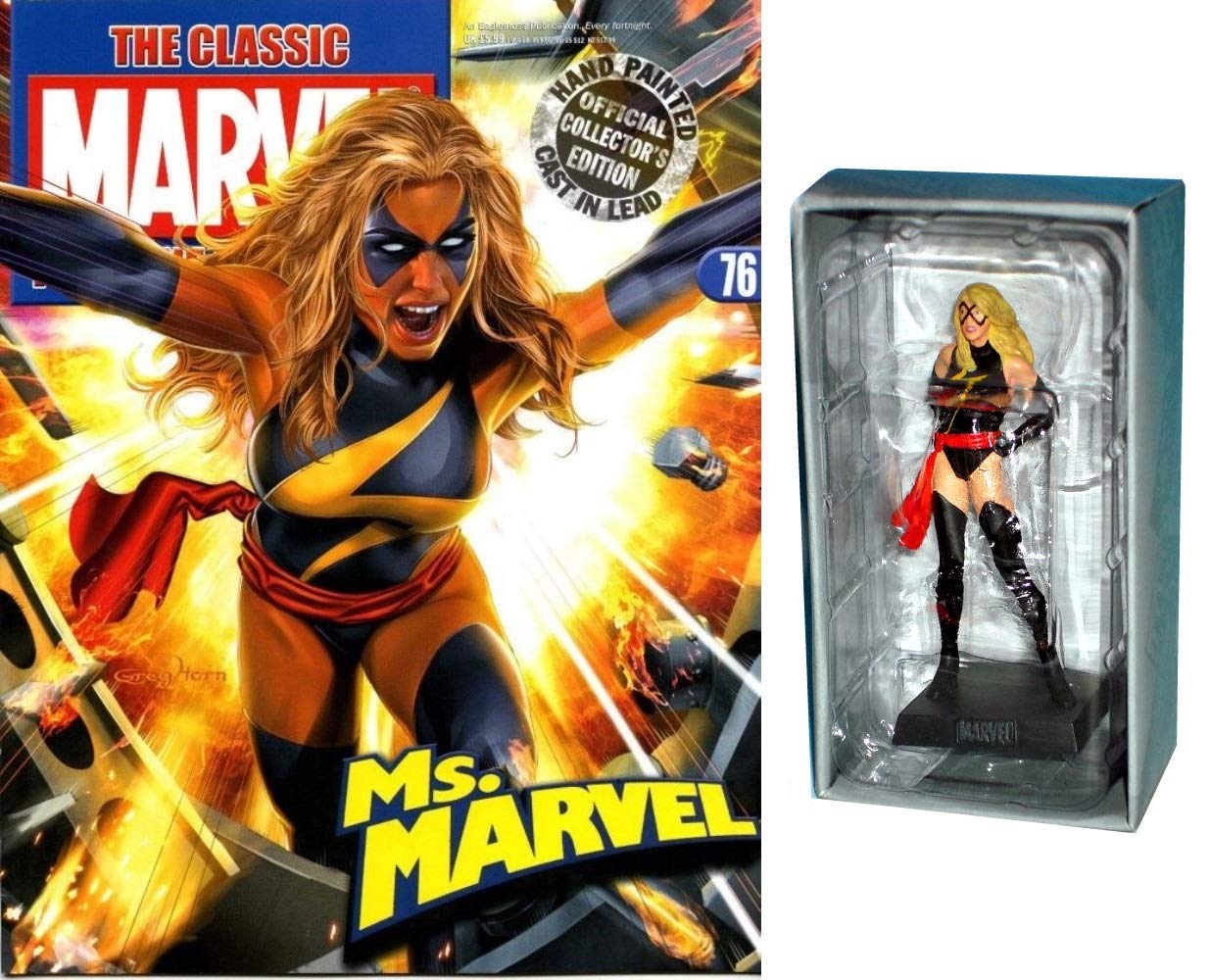 Classic Marvel Figurine #76 Ms. Marvel (Eaglemoss Publication)
Classic Marvel Figurine #76 Ms. Marvel (Eaglemoss Publication)