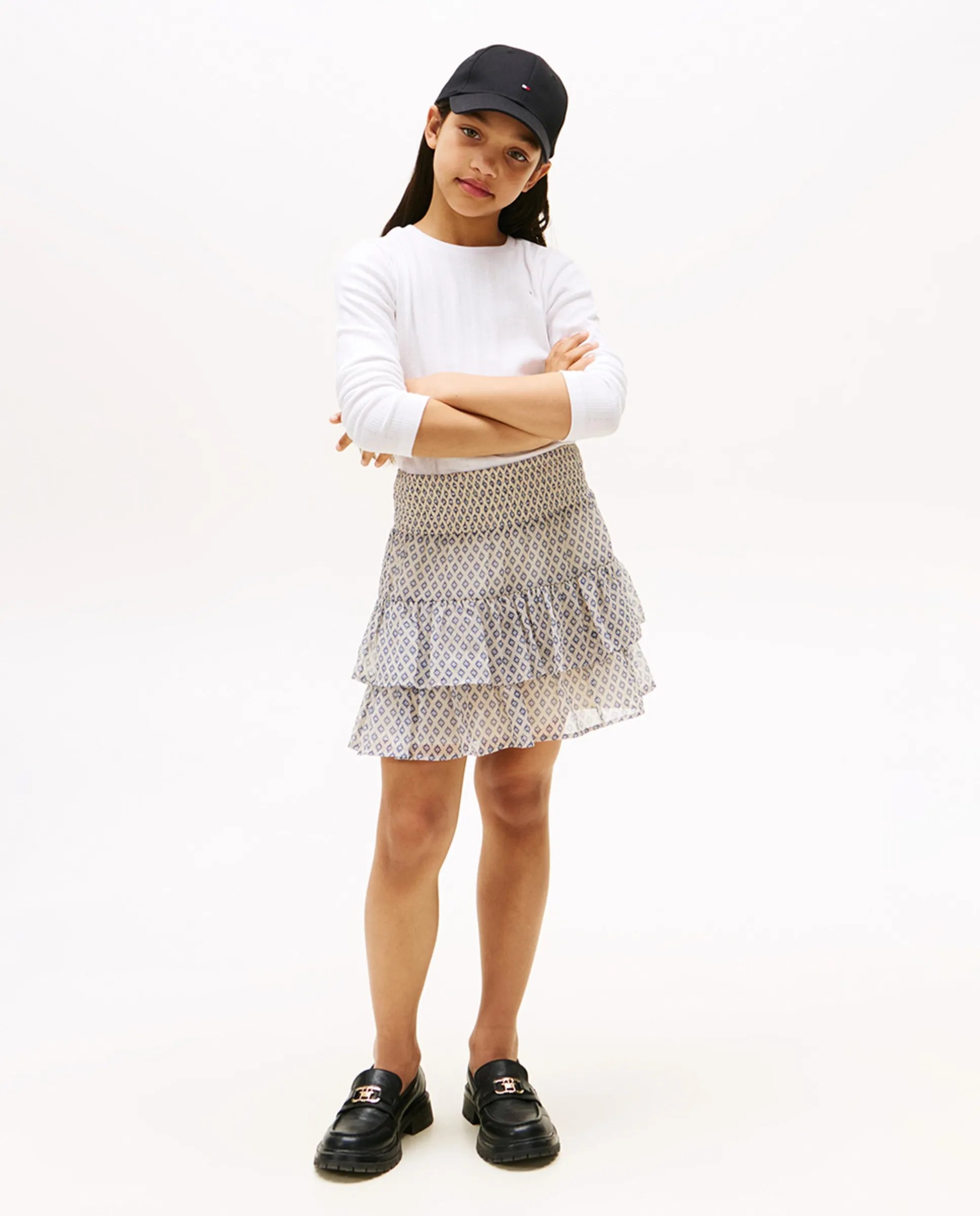 Детская юбка с рюшами и мелким принтом Tommy Hilfiger, коричневый
Детская юбка с рюшами и мелким принтом Tommy Hilfiger, коричневый