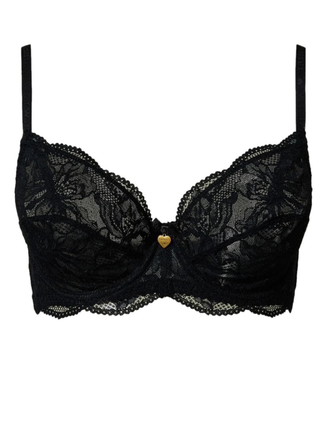 Кружевной бюстгальтер на косточках TWINSET, черный
Кружевной бюстгальтер на косточках TWINSET, черный