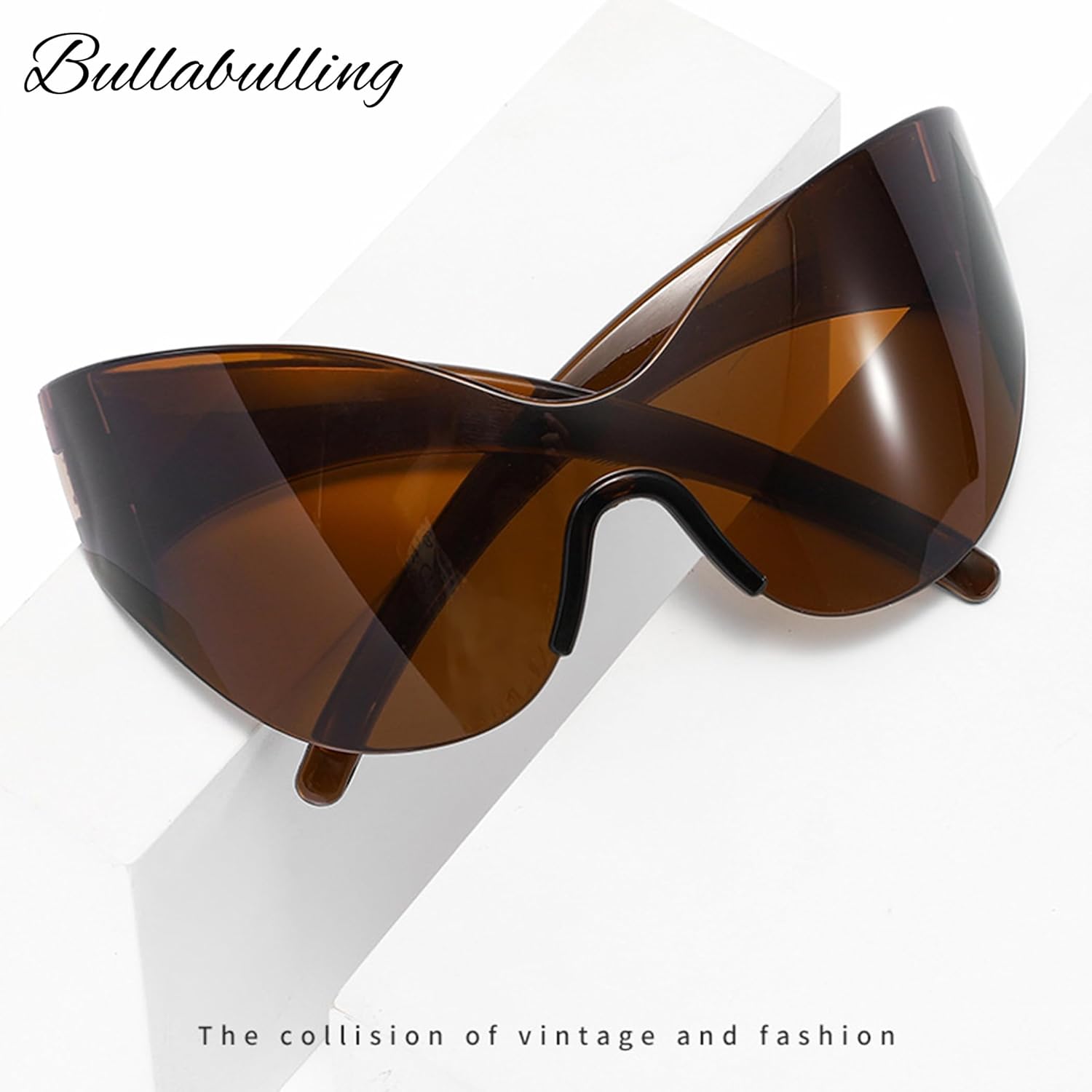 Очки-щиты большого размера в футуристическом стиле для женщин и мужчин, в стиле инопланетян, модные солнцезащитные очки в стиле Y2K с обтекаемым козырьком bullabulling, Red
Очки-щиты большого размера в футуристическом стиле для женщин и мужчин, в стиле инопланетян, модные солнцезащитные очки в стиле Y2K с обтекаемым козырьком bullabulling, Red