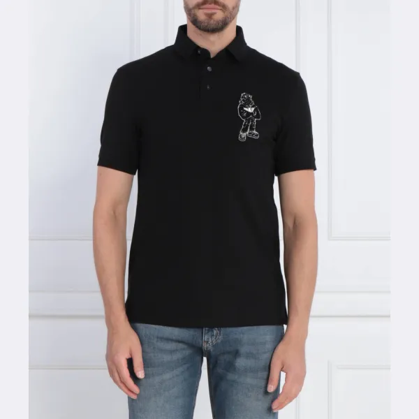 Рубашка поло стандартного кроя Emporio Armani, черный
Рубашка поло стандартного кроя Emporio Armani, черный