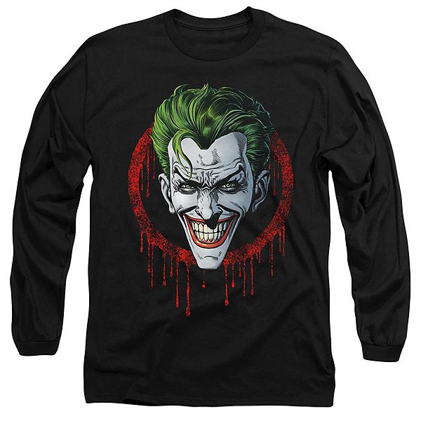 Футболка с длинным рукавом Batman Joker Drip для взрослых Licensed Character
Футболка с длинным рукавом Batman Joker Drip для взрослых Licensed Character