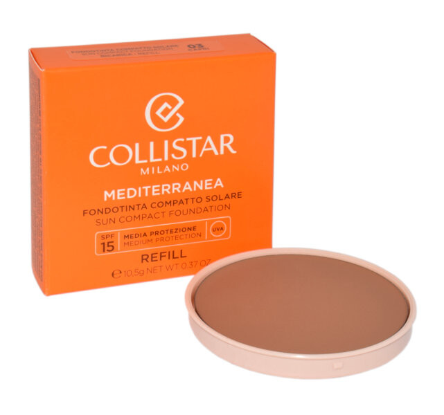 Collistar, Collistar Mediterranea Sun Compact Foundation Spf15, Тональный крем для лица, сменный блок 03 Capri, 10,5 г
Collistar, Collistar Mediterranea Sun Compact Foundation Spf15, Тональный крем для лица, сменный блок 03 Capri, 10,5 г