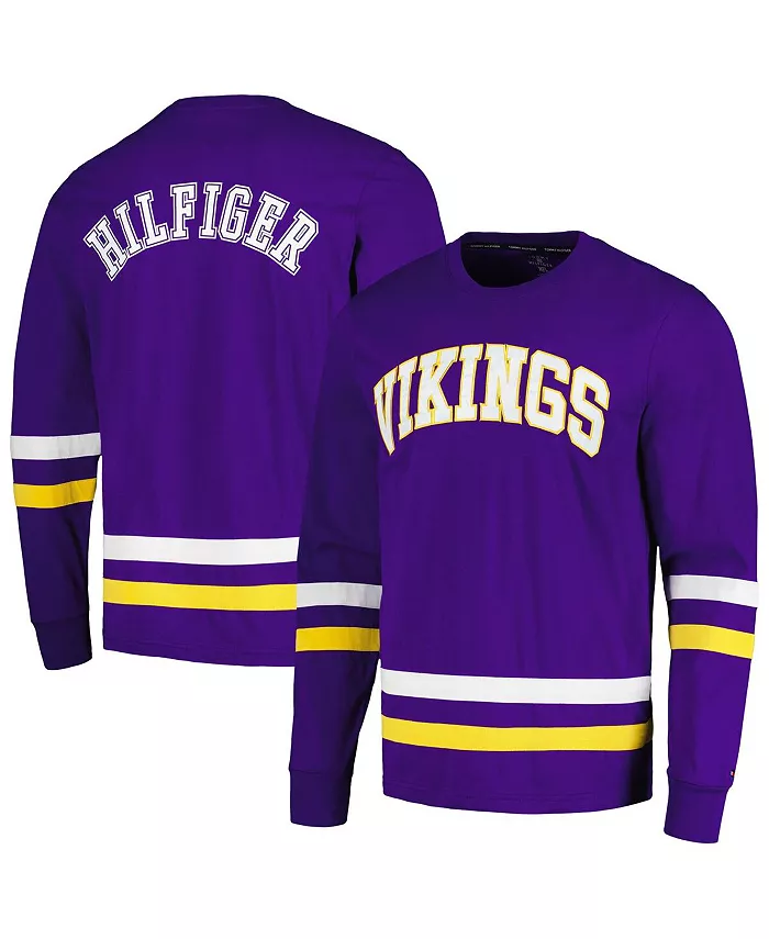 Мужская фиолетово-золотая футболка с длинным рукавом Minnesota Vikings Nolan Tommy Hilfiger
Мужская фиолетово-золотая футболка с длинным рукавом Minnesota Vikings Nolan Tommy Hilfiger