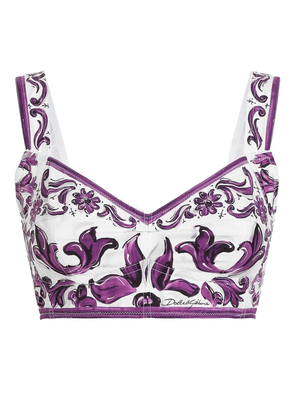 Топ с графичным принтом DOLCE & GABBANA, белый
Топ с графичным принтом DOLCE & GABBANA, белый