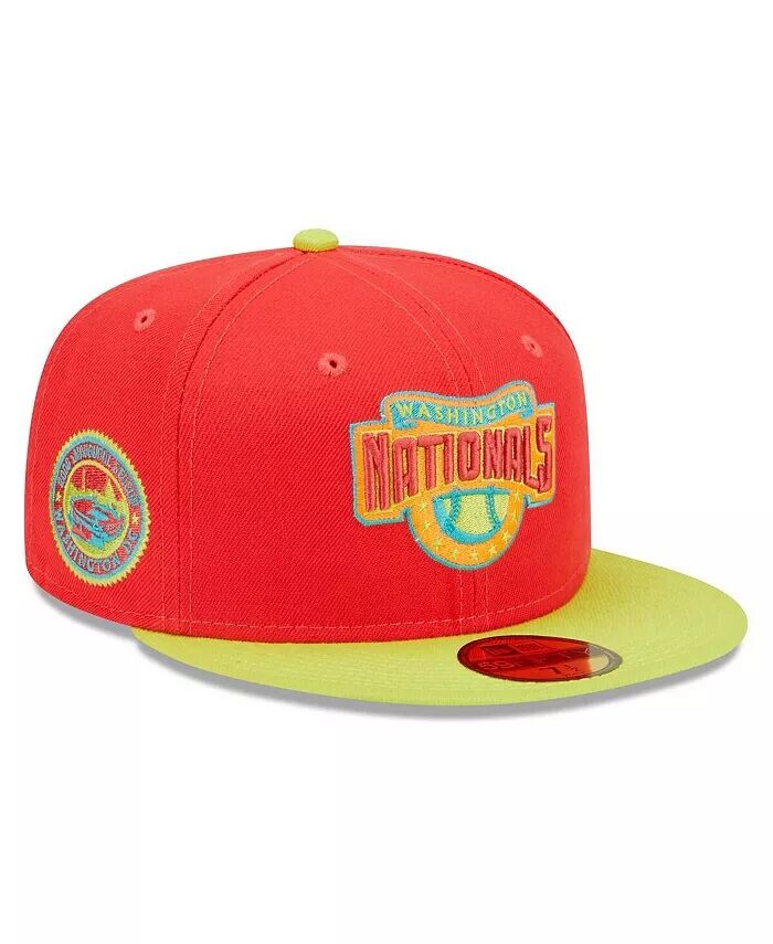 Мужская красная, неоново-зеленая шляпа с хайлайтером Lava для первого сезона Washington Nationals 2008 59FIFTY New Era
Мужская красная, неоново-зеленая шляпа с хайлайтером Lava для первого сезона Washington Nationals 2008 59FIFTY New Era