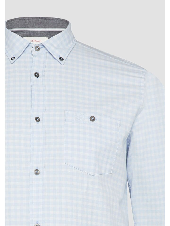 Рубашка s.Oliver Hemd langarm, синий
Рубашка s.Oliver Hemd langarm, синий