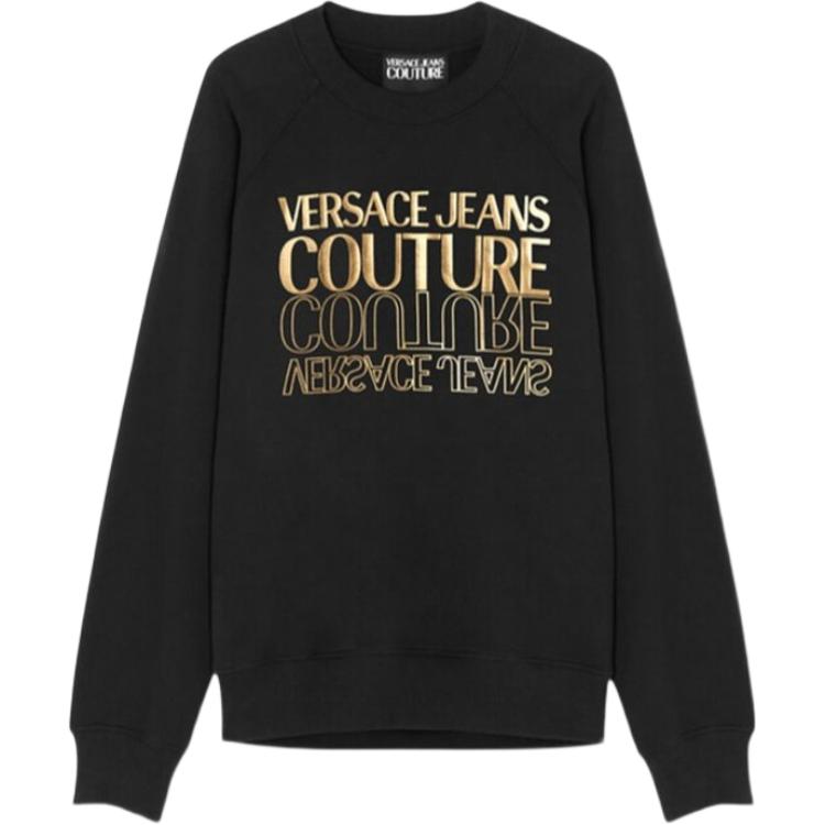 Футболка Versace с металлическим логотипом, черная
Футболка Versace с металлическим логотипом, черная