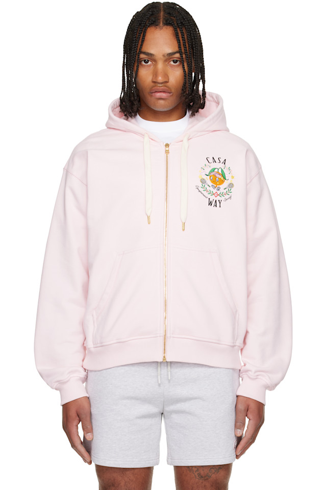 Casablanca Толстовка на молнии с оранжевым талисманом 'Casa way'
Casablanca Толстовка на молнии с оранжевым талисманом 'Casa way'