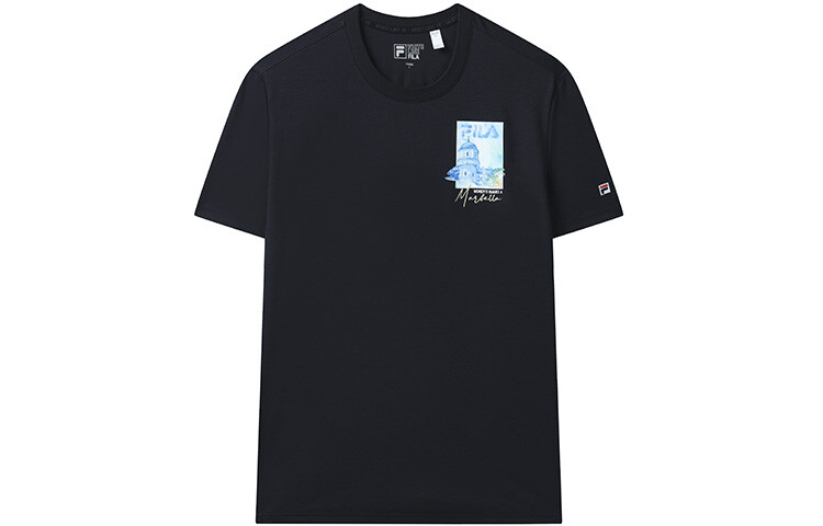 Футболка мужская темно-синяя Fila, цвет Legend Blue
Футболка мужская темно-синяя Fila, цвет Legend Blue