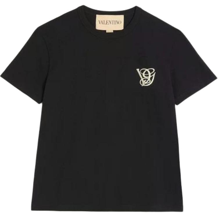 Футболка с вышитым логотипом Valentino, черный
Футболка с вышитым логотипом Valentino, черный