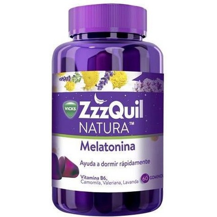Vicks Zzzquil Natura Melatonina 60 Unidades
Vicks Zzzquil Natura Melatonina 60 Unidades