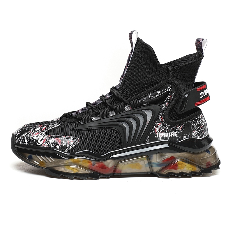 King Jinmai Амортизирующие противоскользящие износостойкие дышащие высокие повседневные кроссовки унисекс черные, цвет Black
King Jinmai Амортизирующие противоскользящие износостойкие дышащие высокие повседневные кроссовки унисекс черные, цвет Black