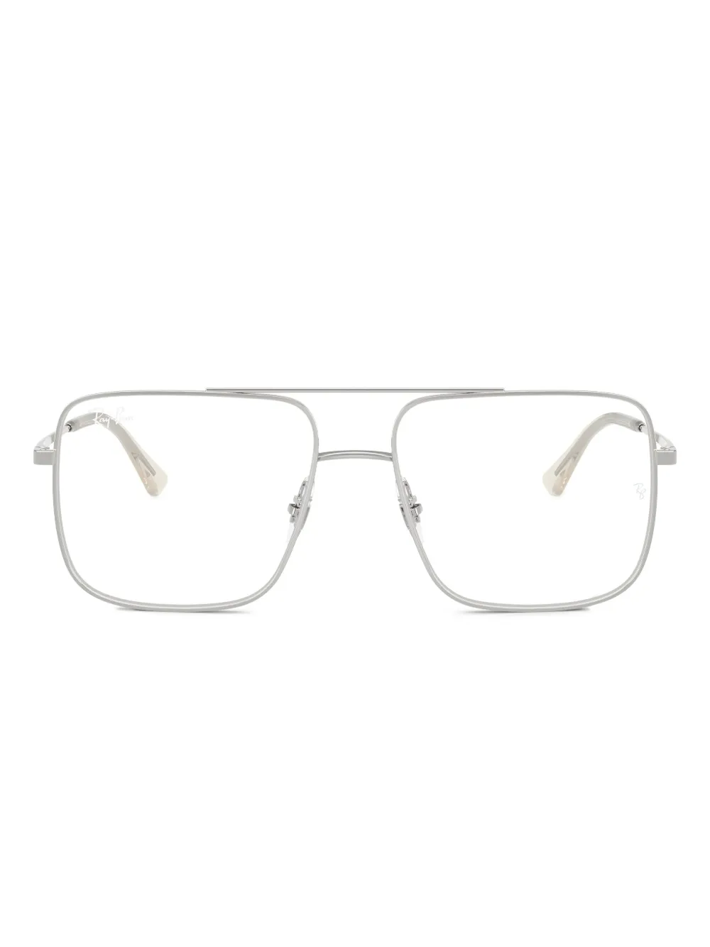 Очки в квадратной оправе RB3758V Ray-Ban, серебряный
Очки в квадратной оправе RB3758V Ray-Ban, серебряный